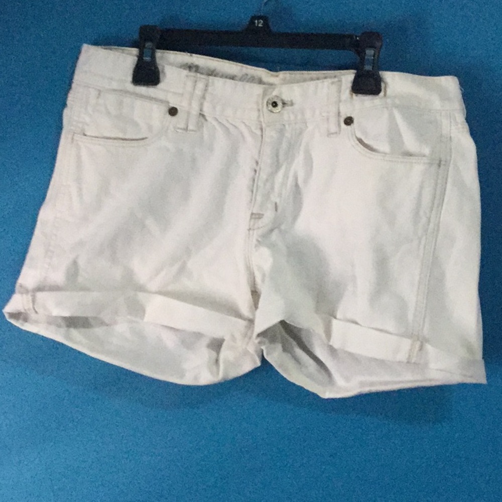 Madwell short size 28 color white